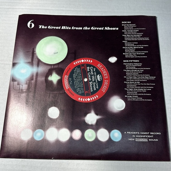 Reader's Digest - Great Hits from the Great Shows 1927-1967-10 LP-NM-DYNAGROOVE - Picture 12 of 17